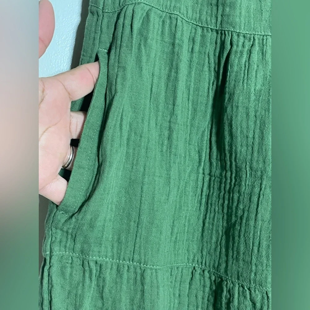 Columbia Women’s Crimson Point FS Breezy Green Cotton Dress With Pockets